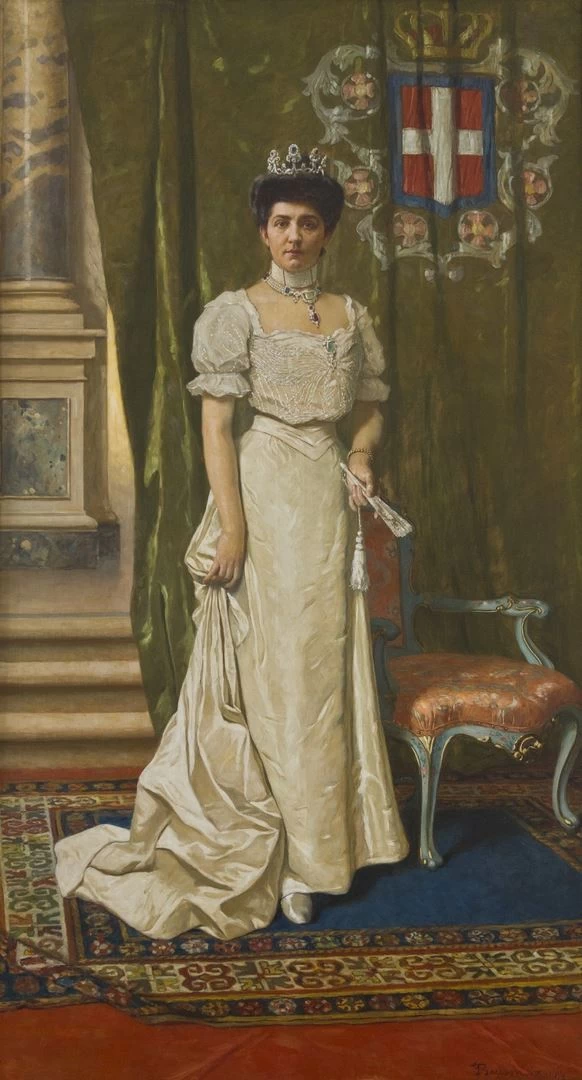 Ritratto della regina Elena di Savoia